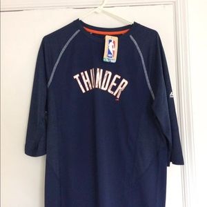 NWT Oklahoma City Thunder 3/4 Sleeve Shirt